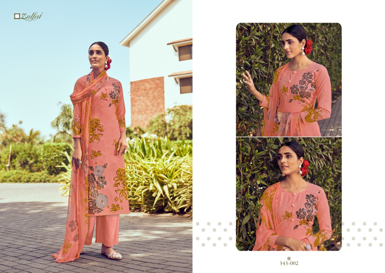 Zulfat Summer Bonanza Exclusive Designer Dress Material Catalog