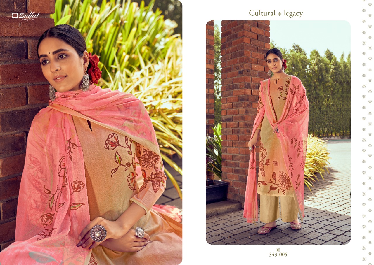 Zulfat Summer Bonanza Exclusive Designer Dress Material Catalog