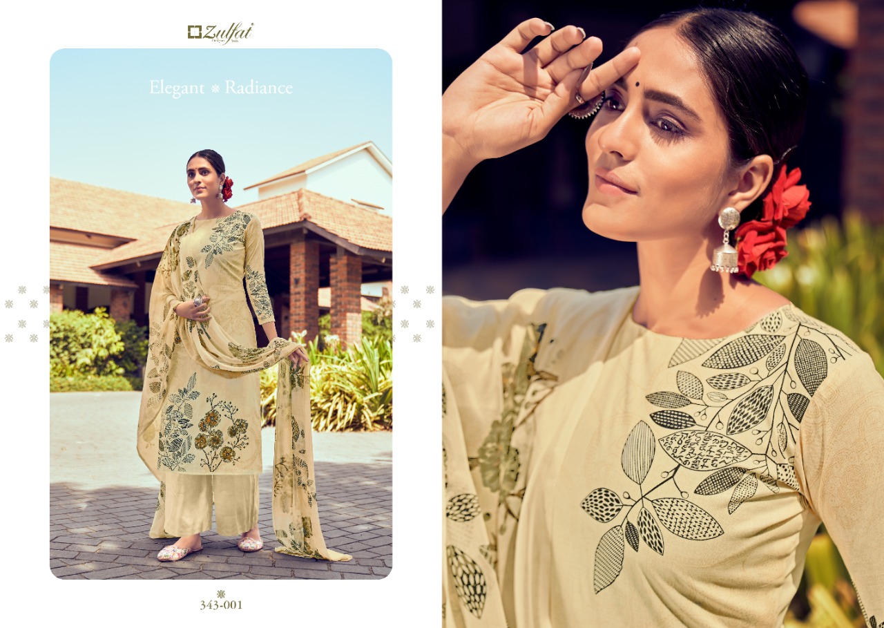 Zulfat Summer Bonanza Exclusive Designer Dress Material Catalog