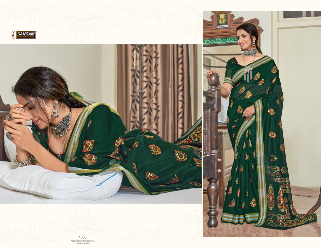 Sangam Presents Resham Dori Vol-2 Designer Sarees