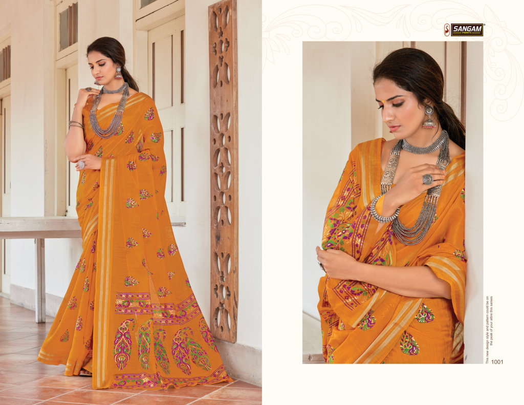 Sangam Presents Resham Dori Vol-2 Designer Sarees
