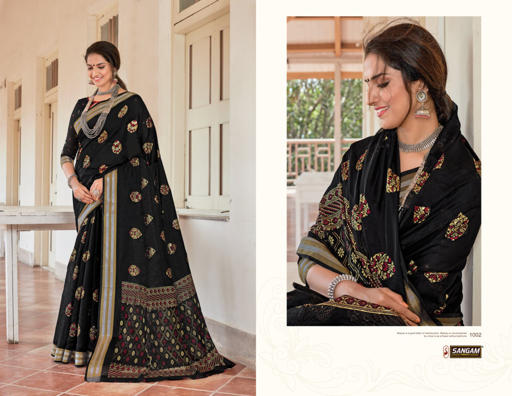Sangam Presents Resham Dori Vol-2 Designer Sarees