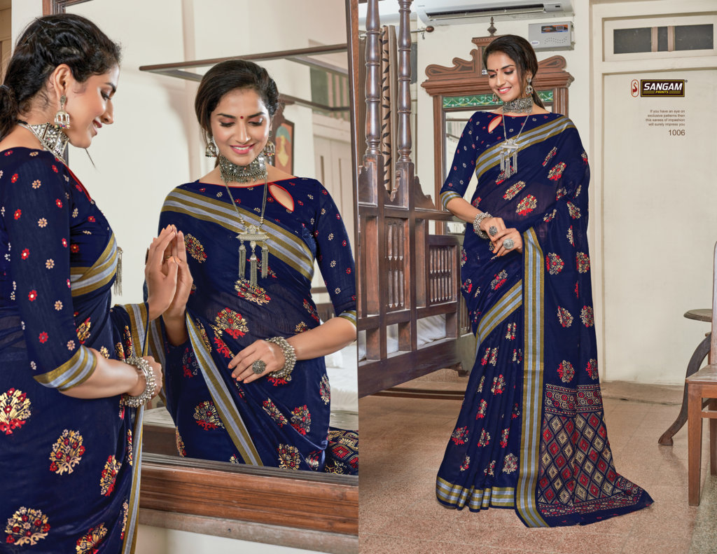 Sangam Presents Resham Dori Vol-2 Designer Sarees