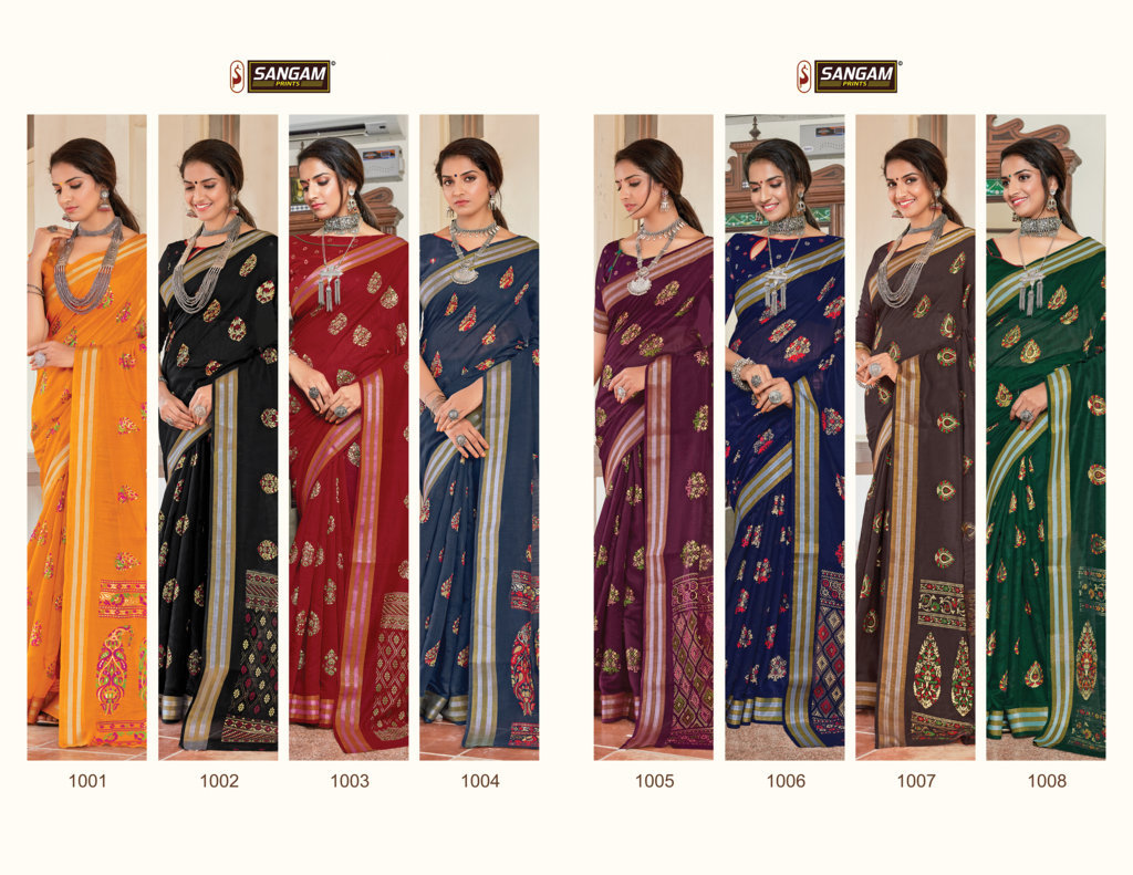 Sangam Presents Resham Dori Vol-2 Designer Sarees
