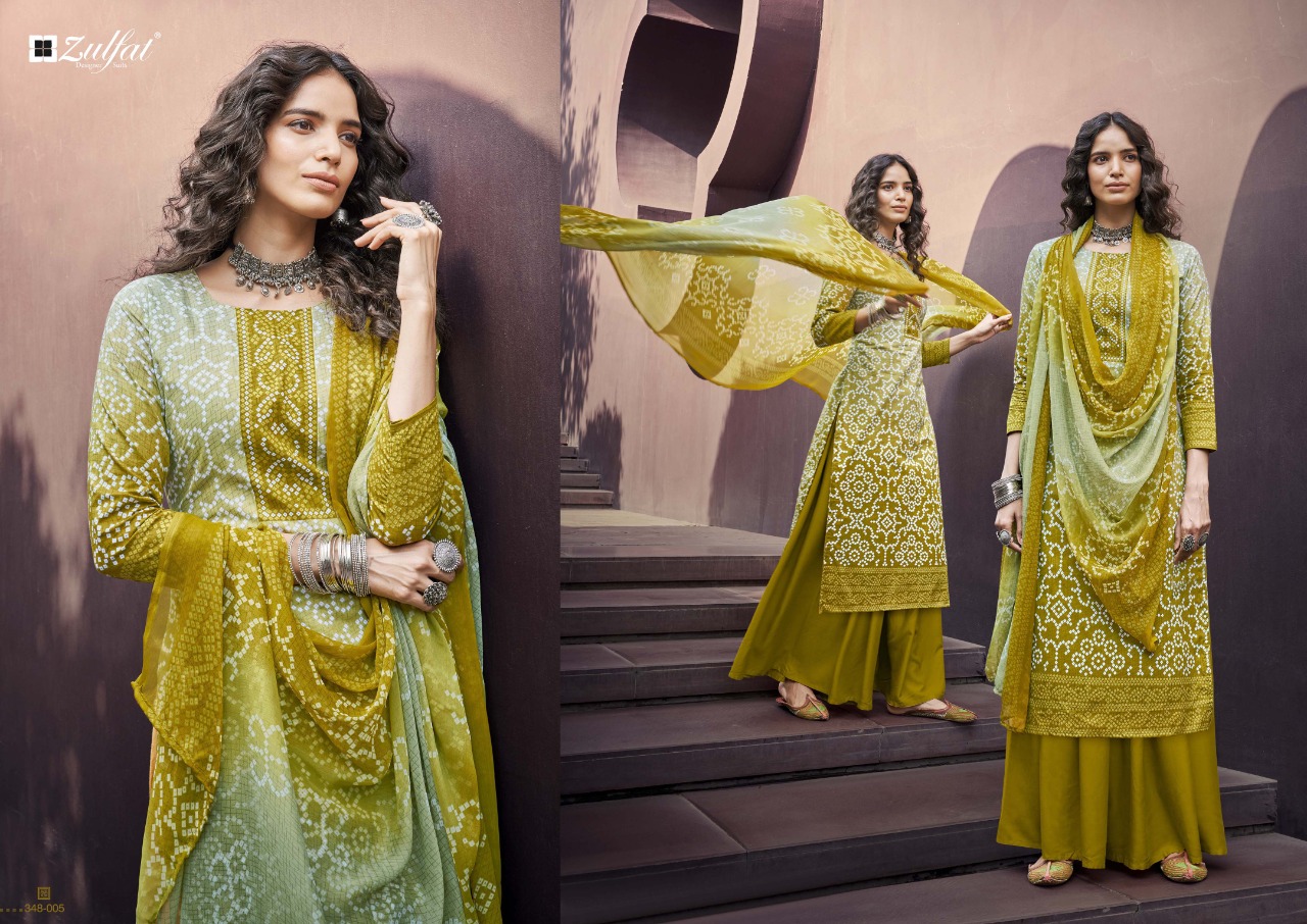 Zulfat  Summer Queen   Designer Dress Material  Catalog