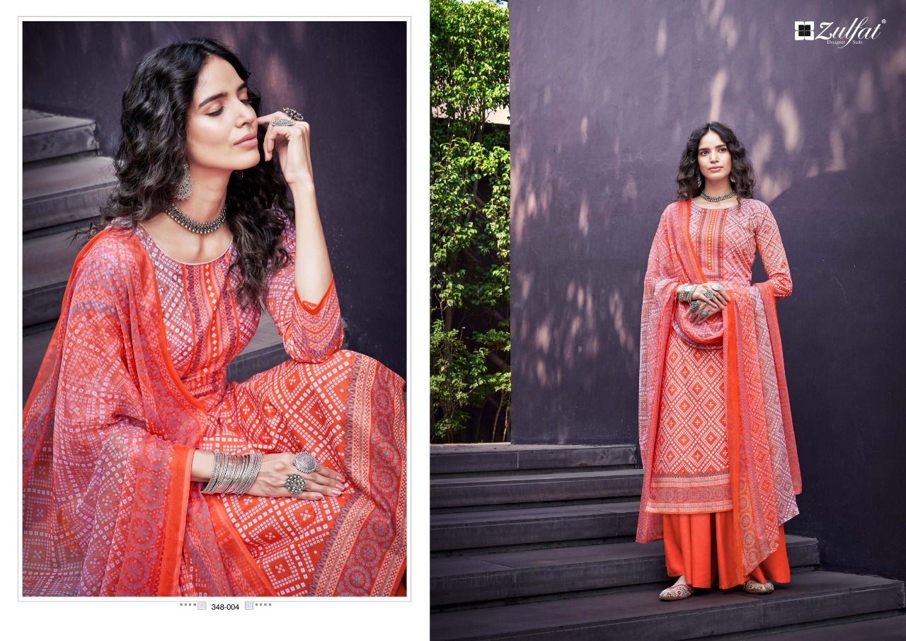 Zulfat  Summer Queen   Designer Dress Material  Catalog