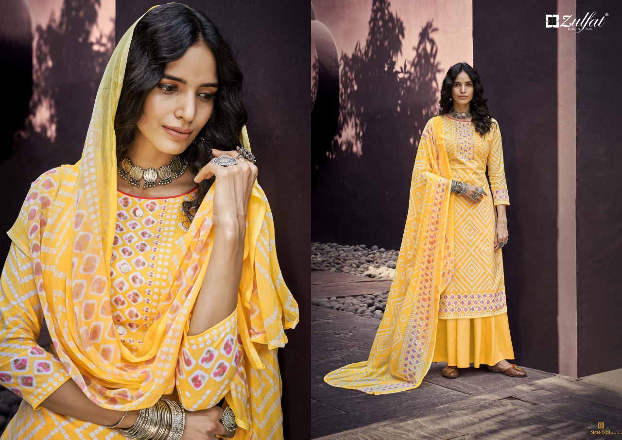 Zulfat  Summer Queen   Designer Dress Material  Catalog