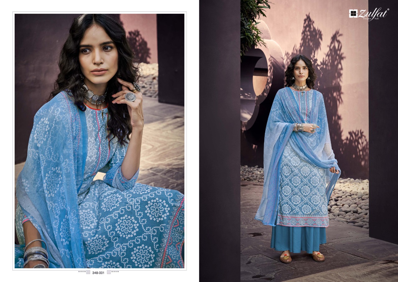Zulfat  Summer Queen   Designer Dress Material  Catalog