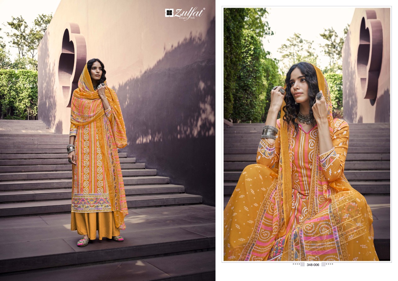 Zulfat  Summer Queen   Designer Dress Material  Catalog