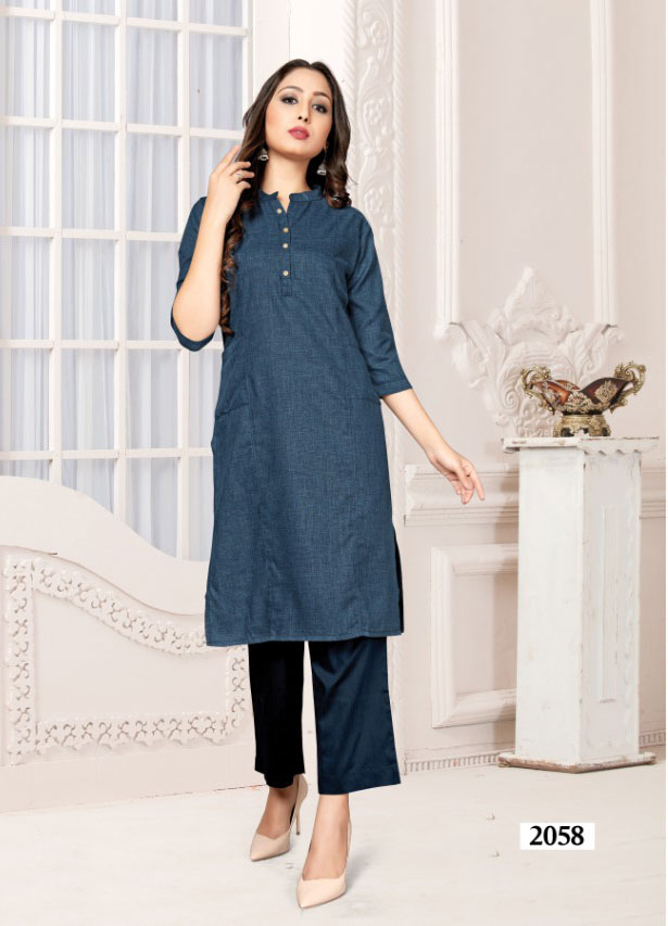 Tunic House Niya-nx Soft Cotton Kurti Catalouge