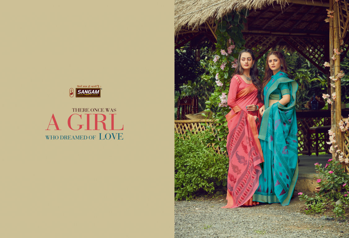 Sangam Graceful Printed Cotton Sarees
