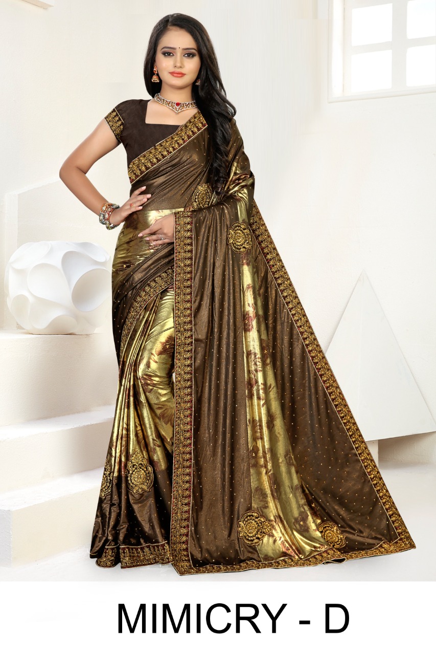 Ranjna Mimicry Occasional Wear Traditional Saree Collection