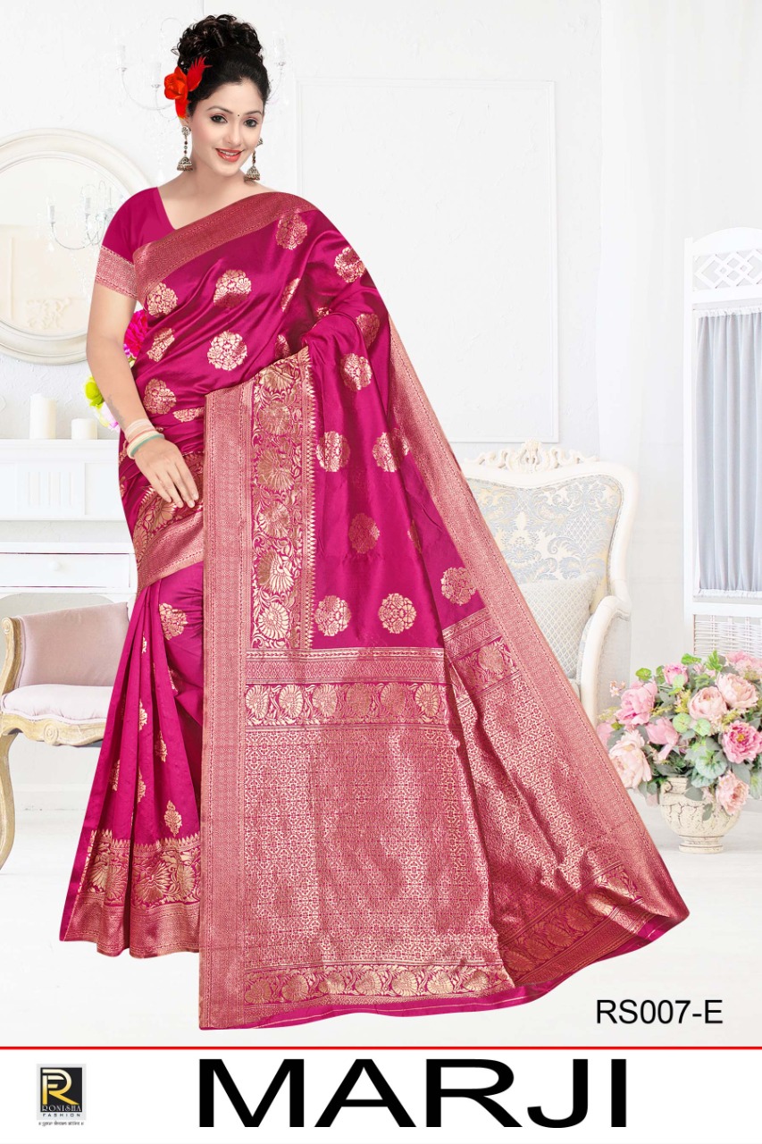 Ranjna Marji Casual Wear Silk Saree Collection