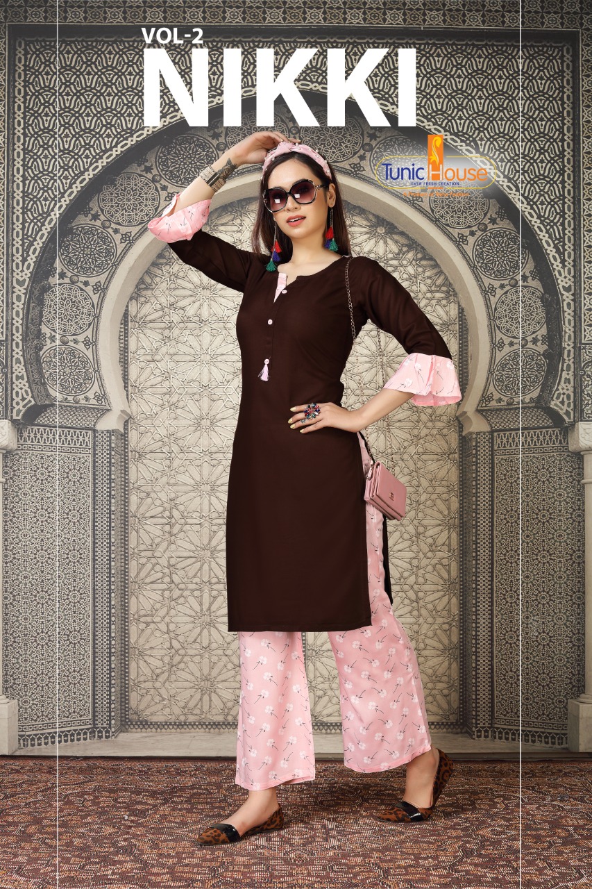 Tunic House Nikki Vol 2 Designer Kurtis  Catalog