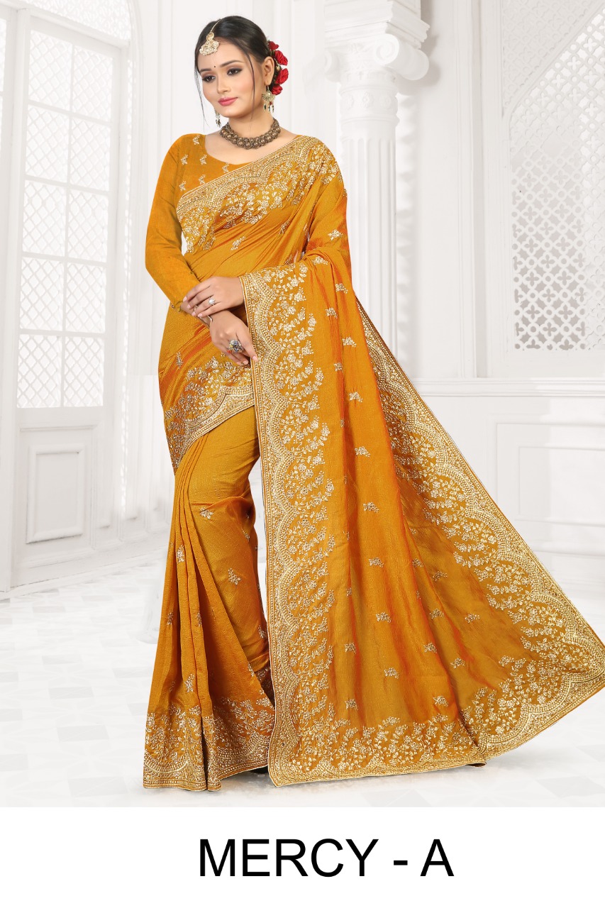 Ranjna Mercy Embroidery  Fancy Work Heavy Diamond Beautiful Collection