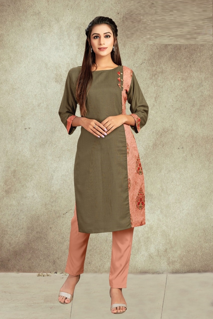 TANISHA VOL 1 HEAVY RAYON KURTI WITH PANT Amazing New Catalogue 2022 