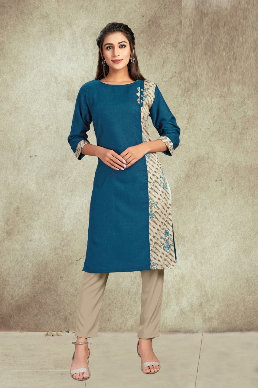 Tunic House Tanisha Cotton Print Kurti Catalouge