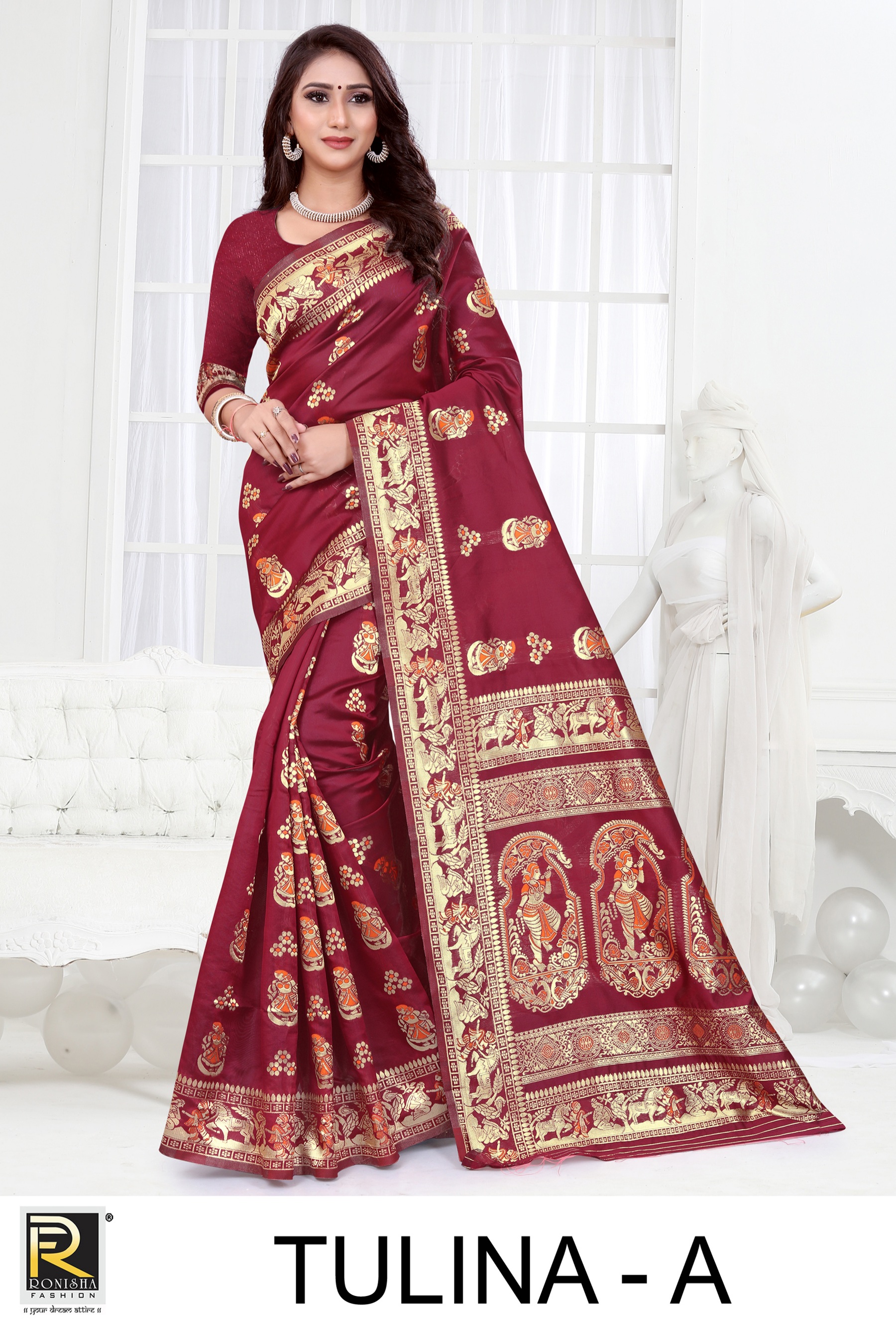 Ranjna Tulina Ethnik Wear Silk Saree Collection