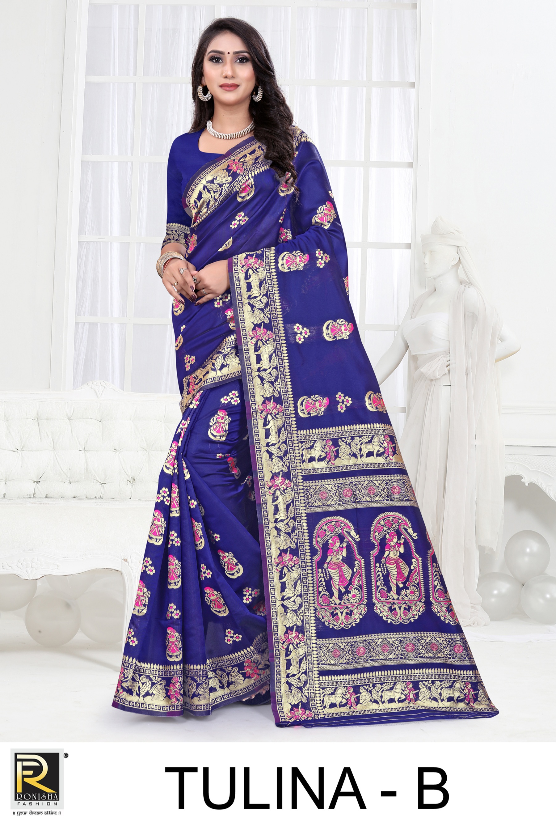 Ranjna Tulina Ethnik Wear Silk Saree Collection