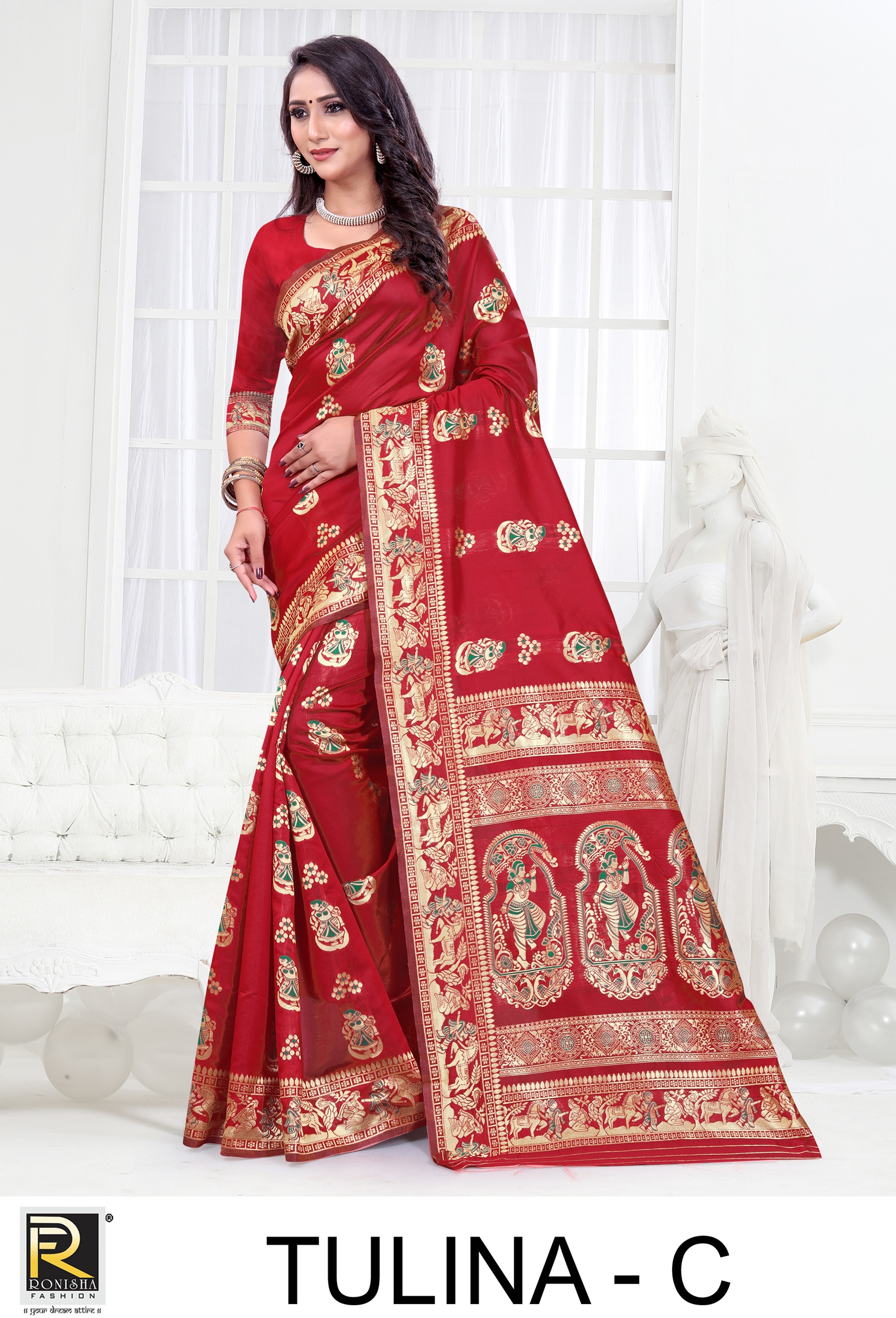 Ranjna Tulina Ethnik Wear Silk Saree Collection