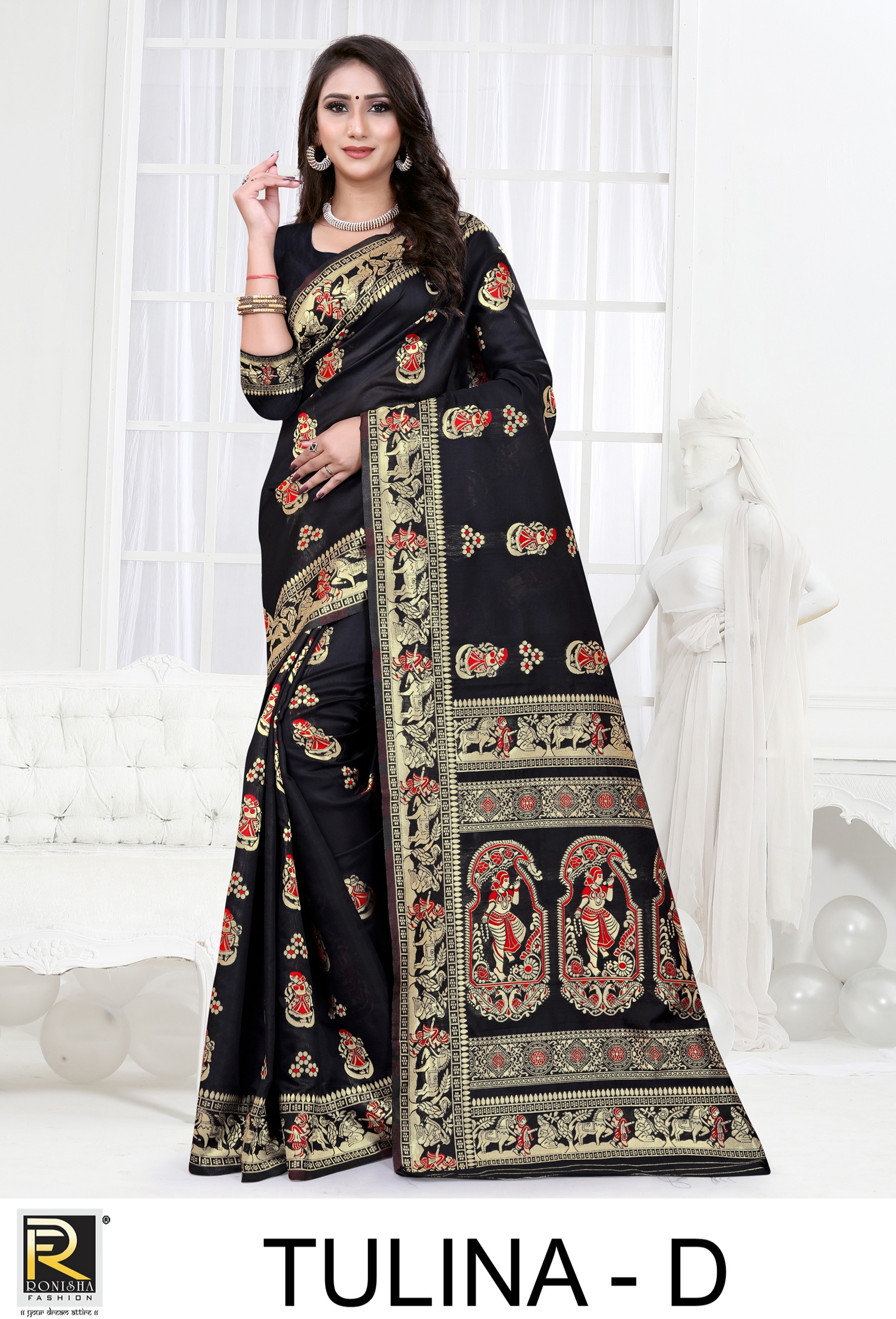 Ranjna Tulina Ethnik Wear Silk Saree Collection