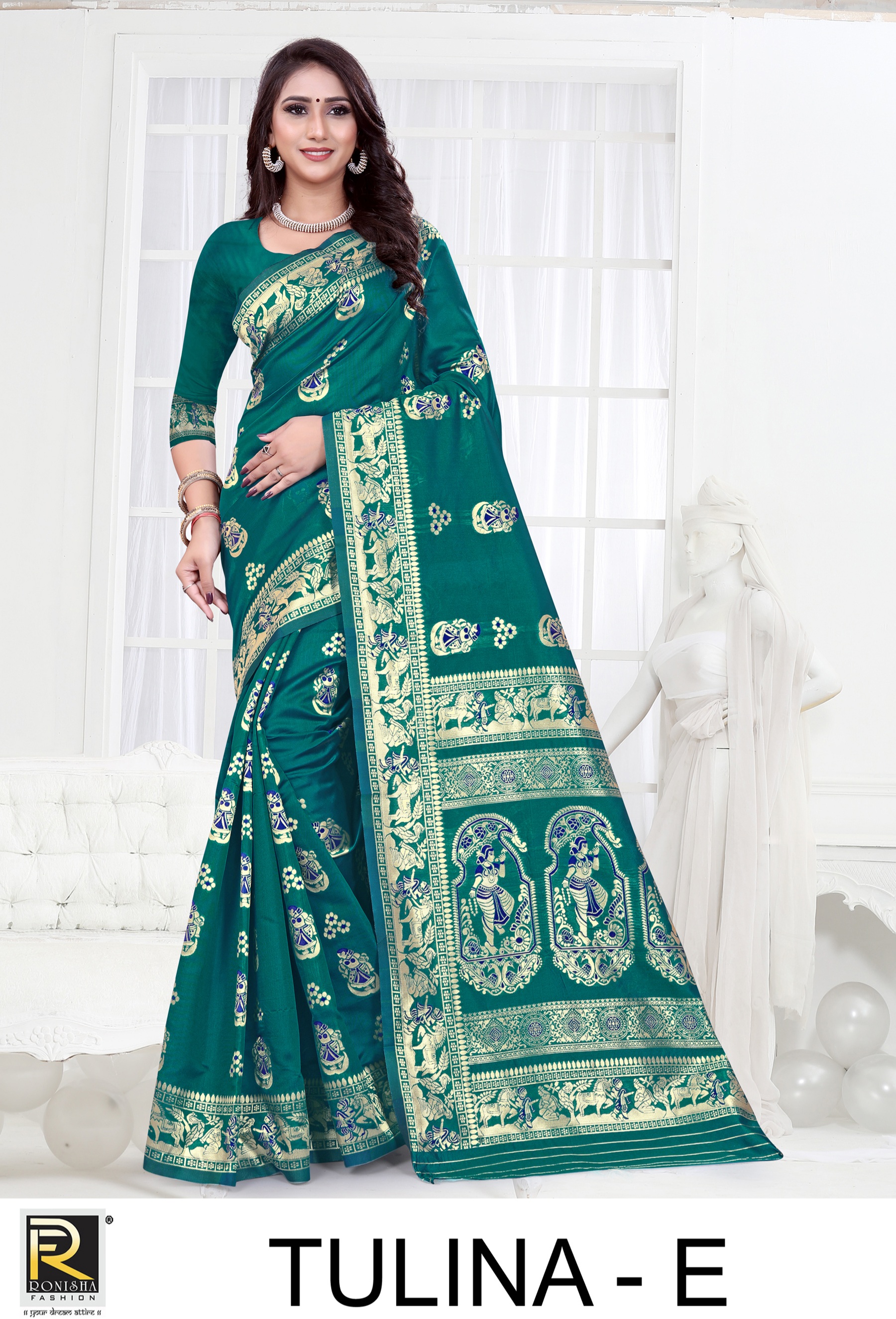 Ranjna Tulina Ethnik Wear Silk Saree Collection