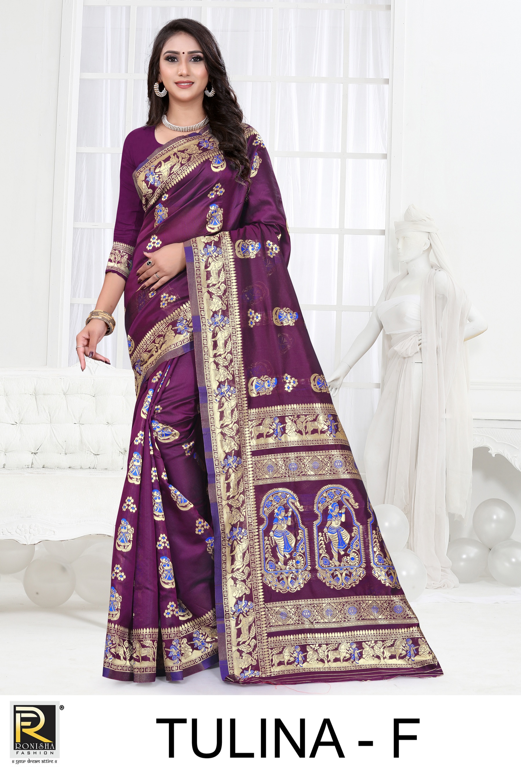 Ranjna Tulina Ethnik Wear Silk Saree Collection