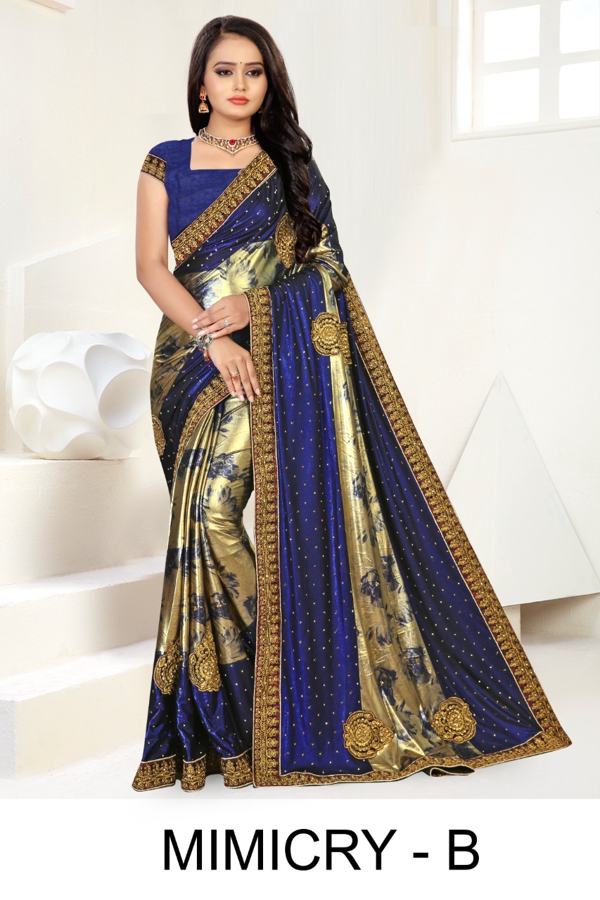 Ranjna Mimicry Occasional Wear Traditional Saree Collection