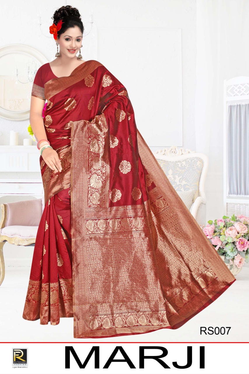 Ranjna Marji Casual Wear Silk Saree Collection