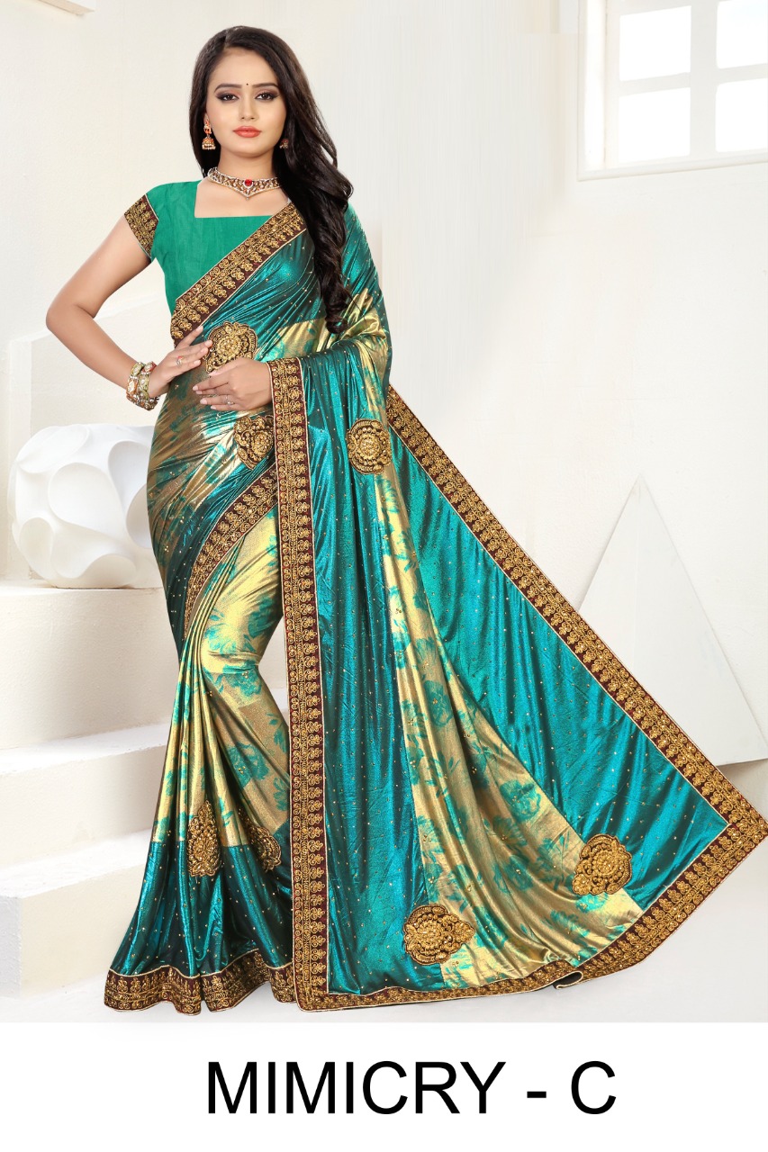 Ranjna Mimicry Occasional Wear Traditional Saree Collection