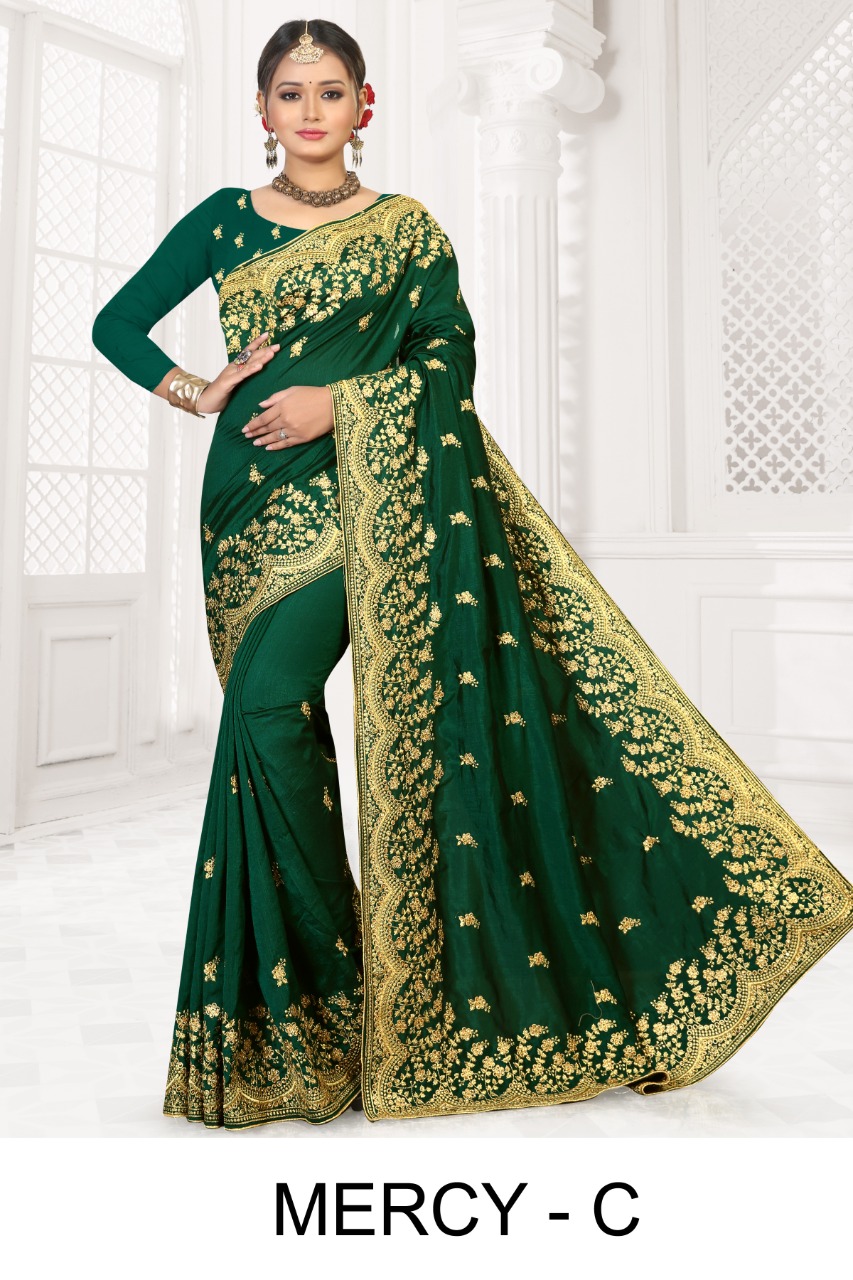 Ranjna Mercy Embroidery  Fancy Work Heavy Diamond Beautiful Collection