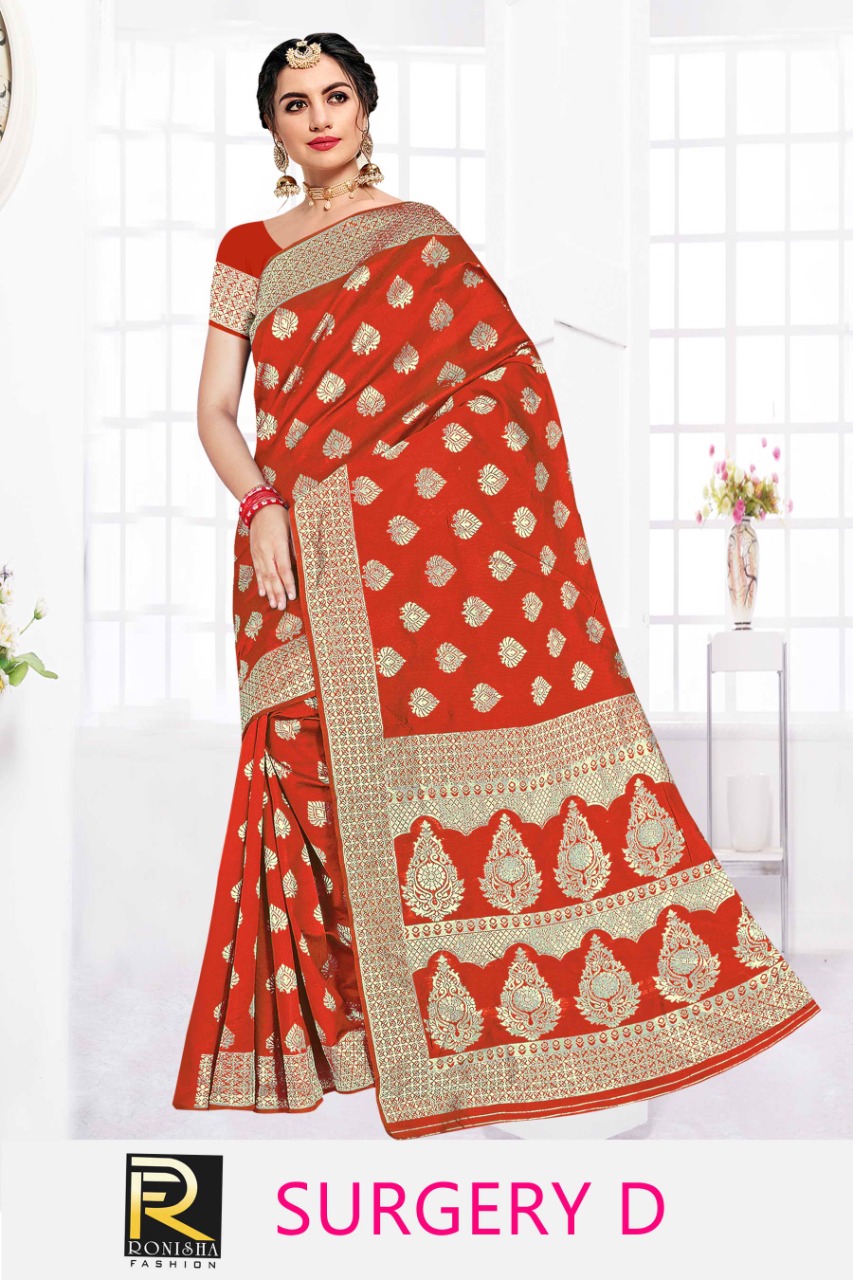 Ranjna Surgery Casual Wear Silk Saree Collection Wholesale Shop