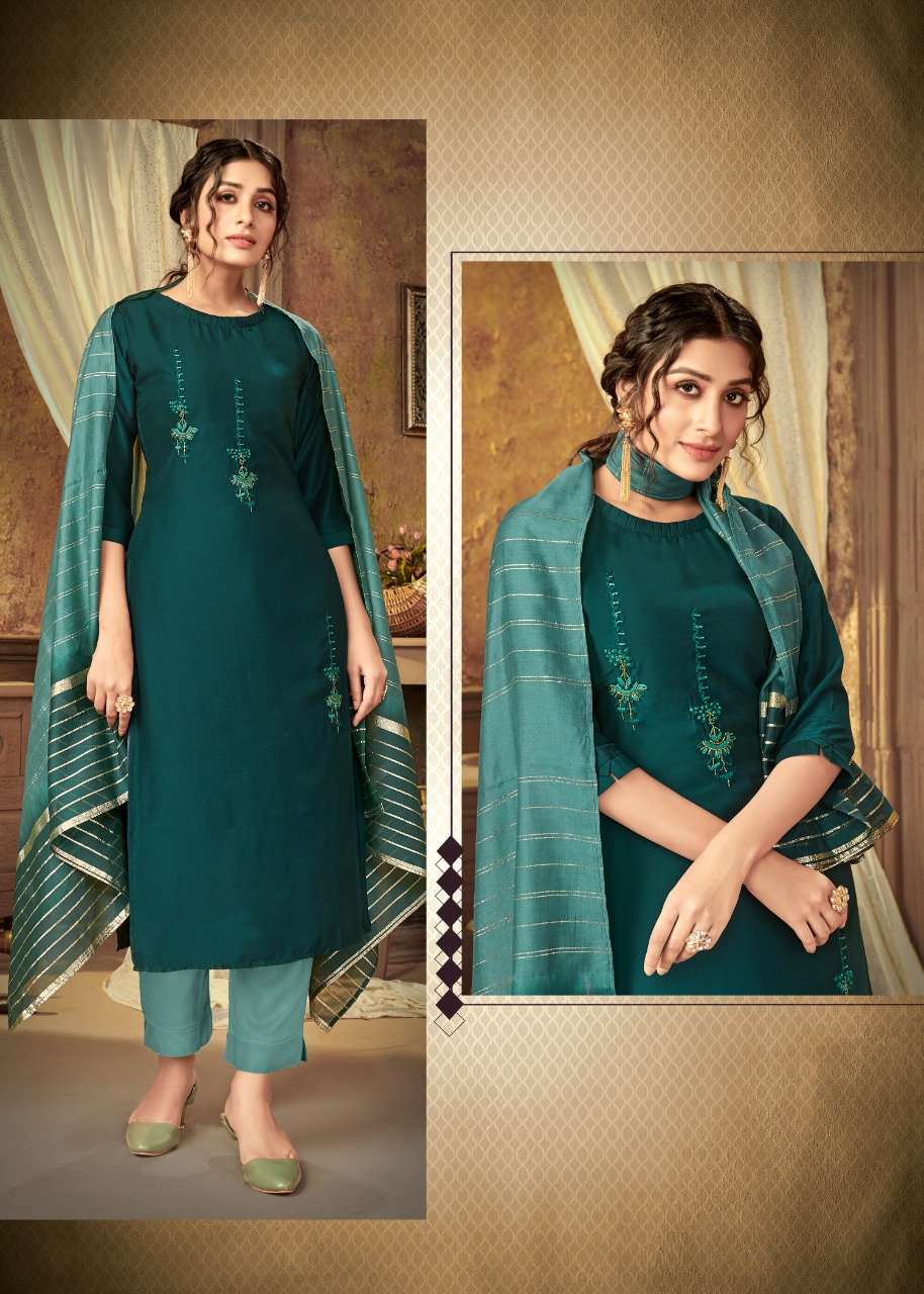4 Colours Pulseberry Fancy Designer Ready Made  Catalog