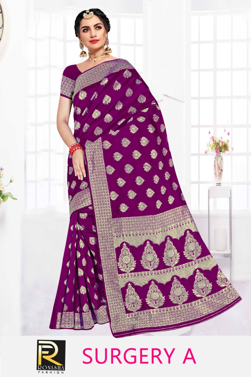 Ranjna Surgery Casual Wear Silk Saree Collection Wholesale Shop
