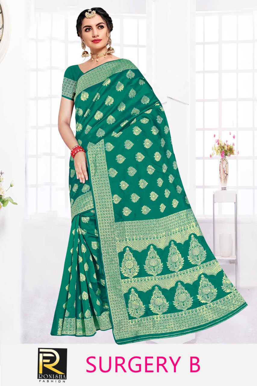 Ranjna Surgery Casual Wear Silk Saree Collection Wholesale Shop