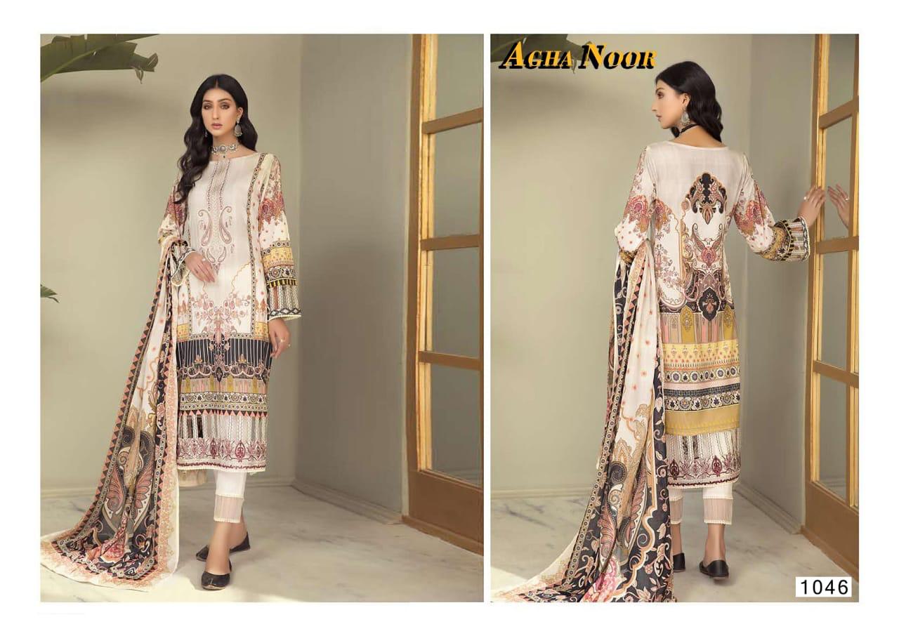 Agha Noor Vol 4 Printed Salwar Kameez Catalog