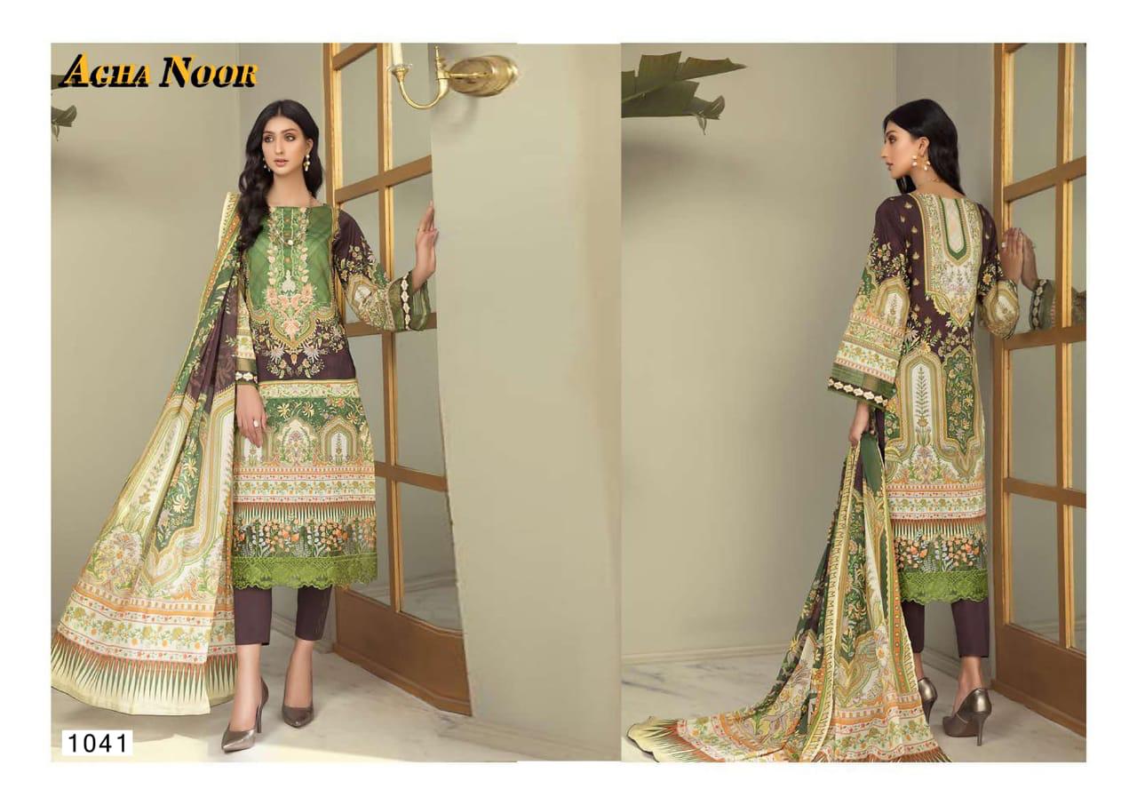 Agha Noor Vol 4 Printed Salwar Kameez Catalog