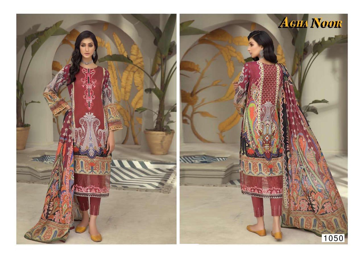 Agha Noor Vol 4 Printed Salwar Kameez Catalog