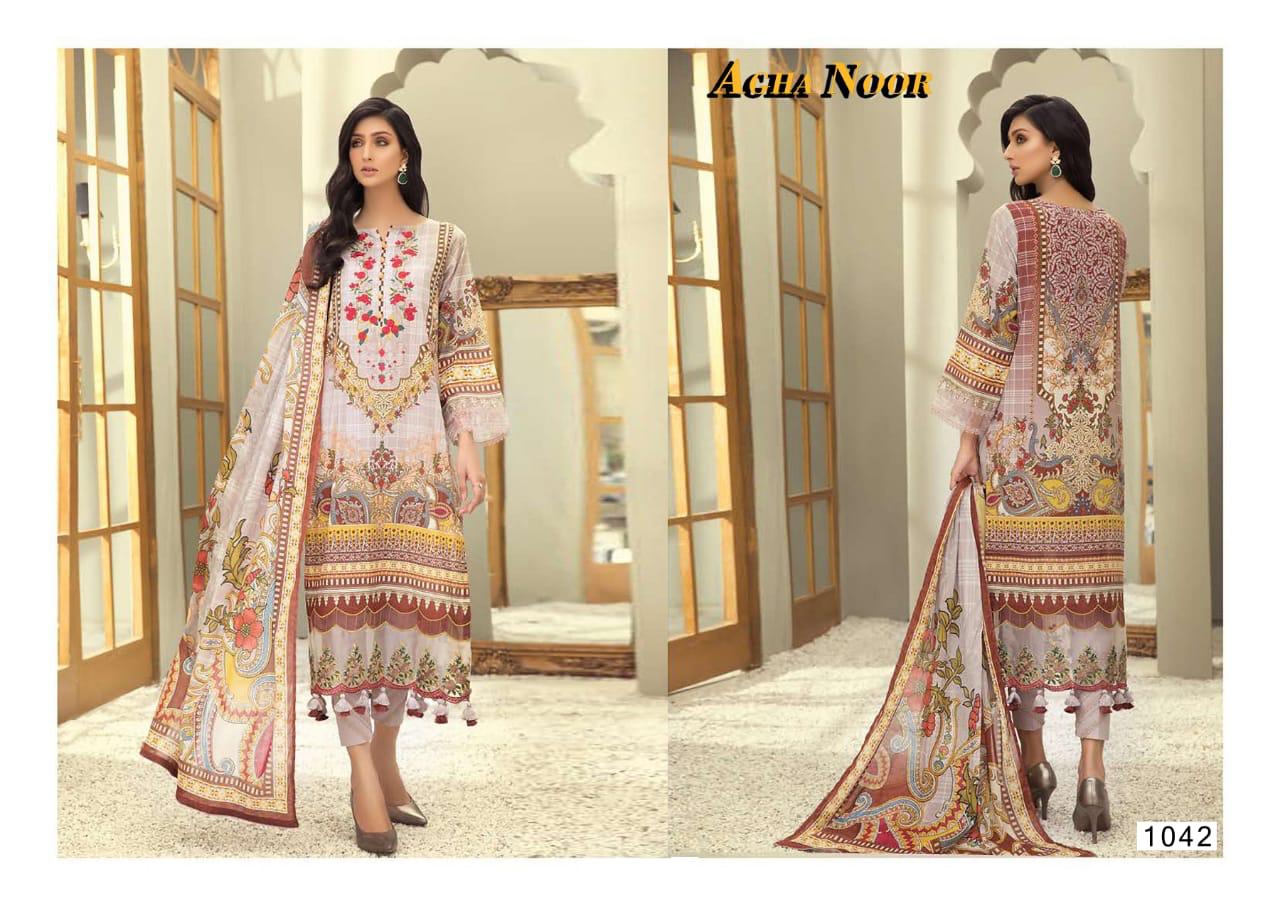 Agha Noor Vol 4 Printed Salwar Kameez Catalog