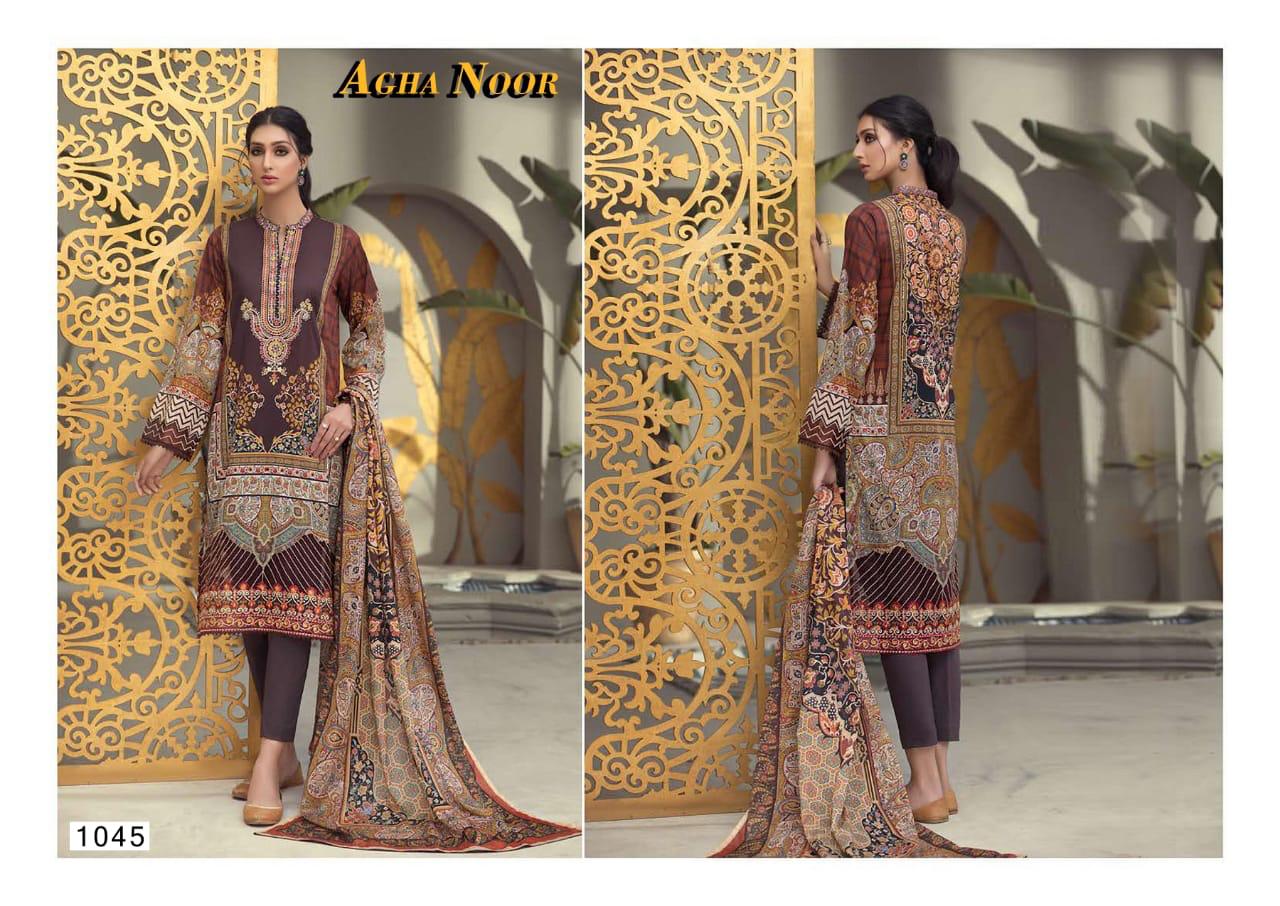 Agha Noor Vol 4 Printed Salwar Kameez Catalog
