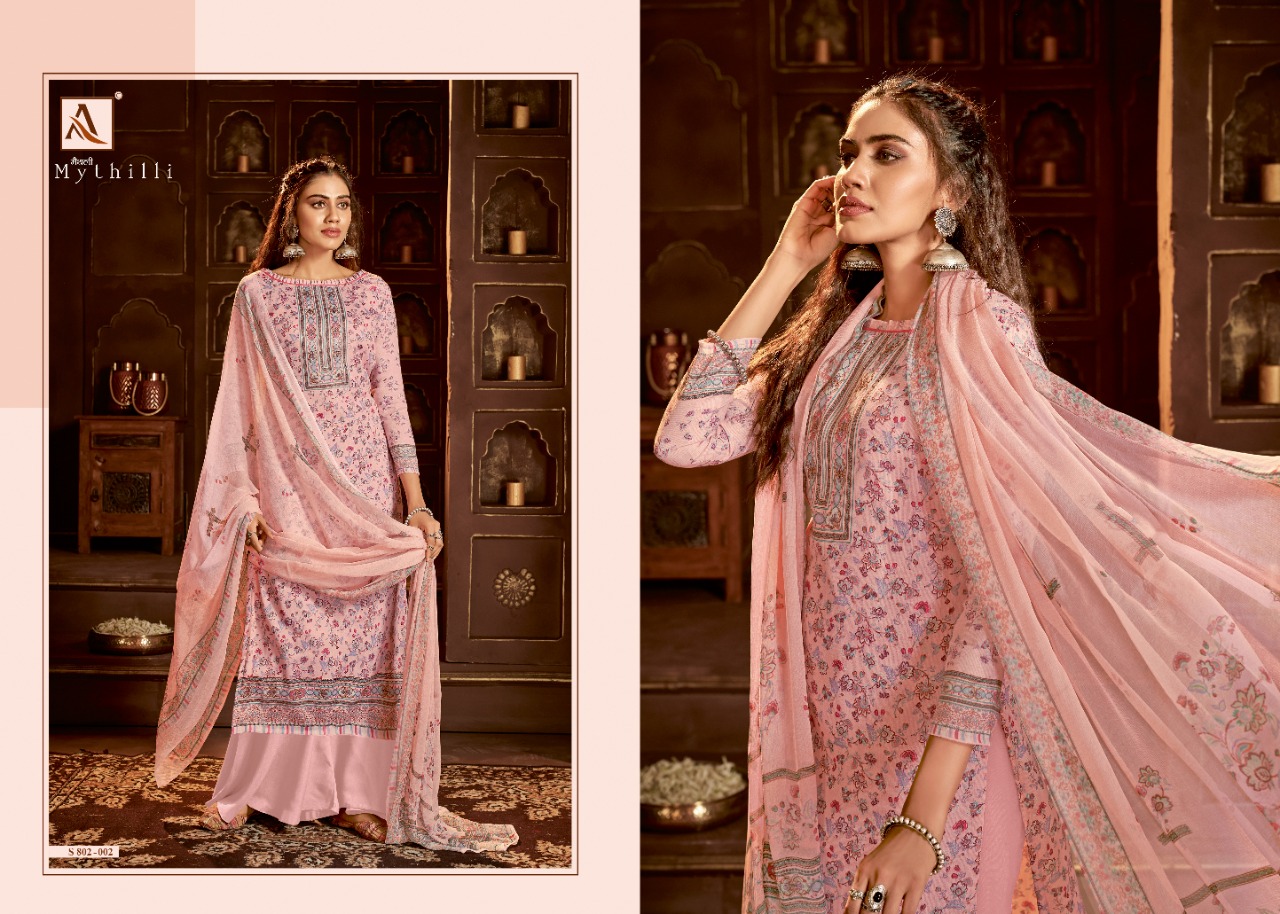 Alok Mythilli  Vol 2 Pure Jam Cotton Designer Dress Material  Catalog
