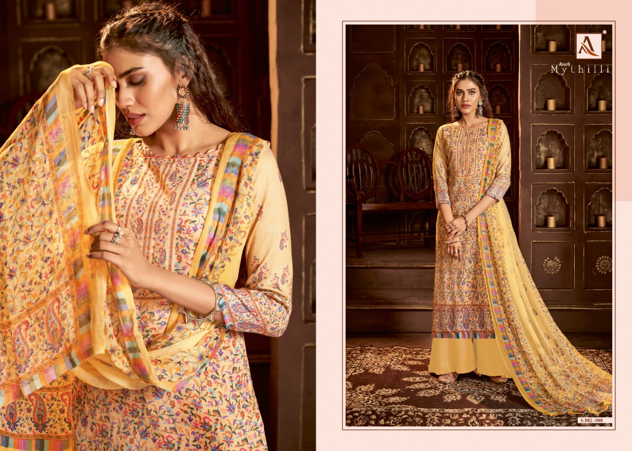 Alok Mythilli  Vol 2 Pure Jam Cotton Designer Dress Material  Catalog
