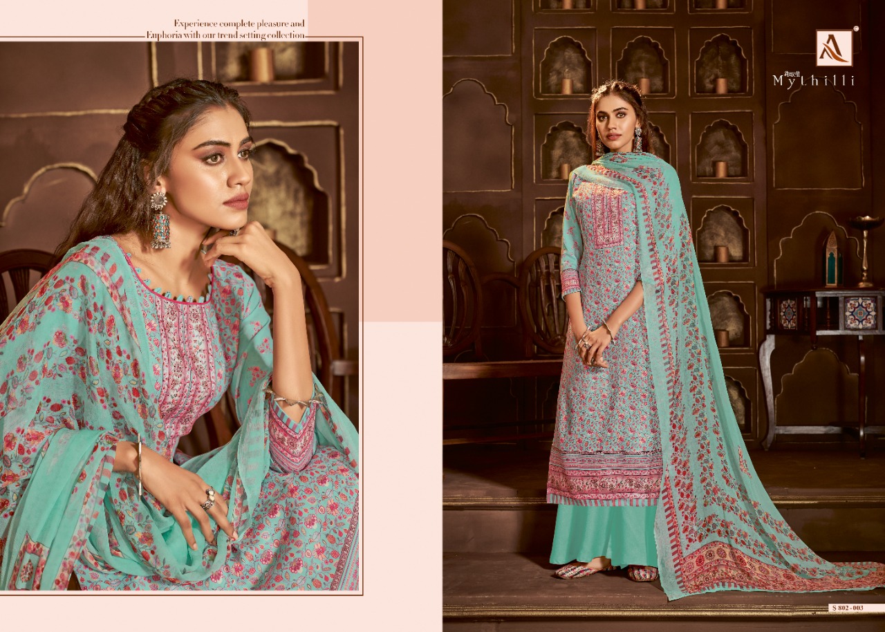 Alok Mythilli  Vol 2 Pure Jam Cotton Designer Dress Material  Catalog