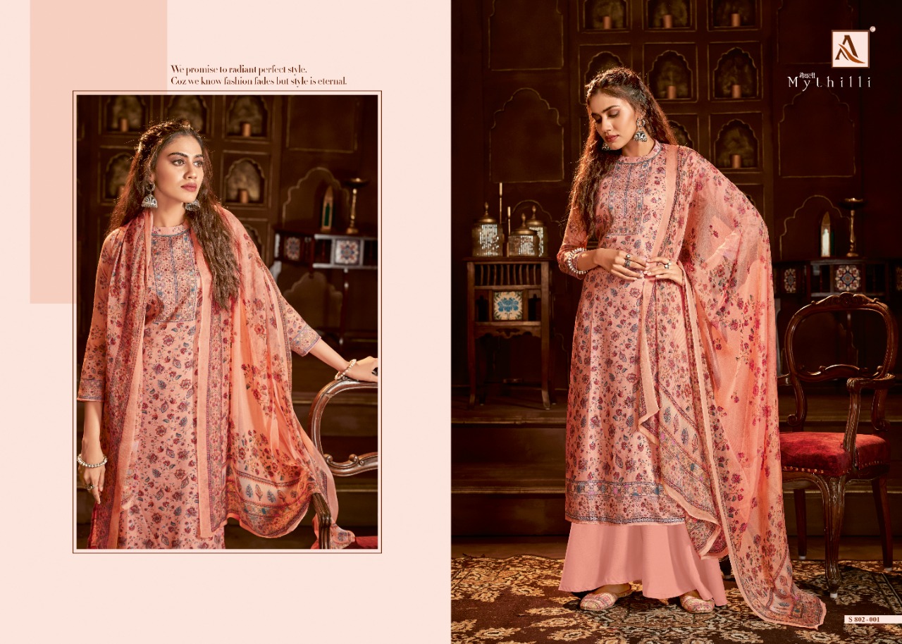 Alok Mythilli  Vol 2 Pure Jam Cotton Designer Dress Material  Catalog