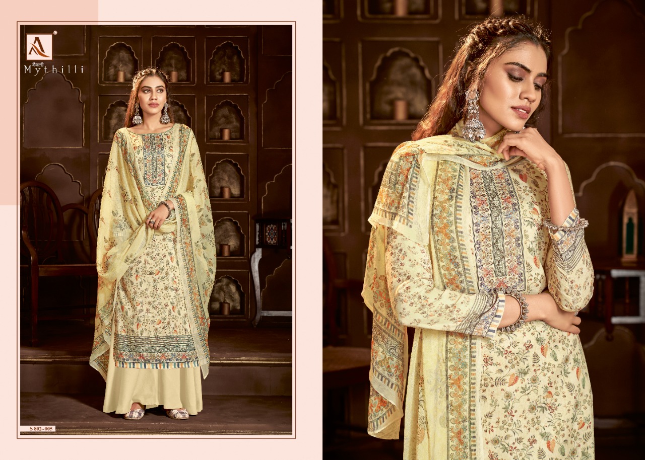 Alok Mythilli  Vol 2 Pure Jam Cotton Designer Dress Material  Catalog