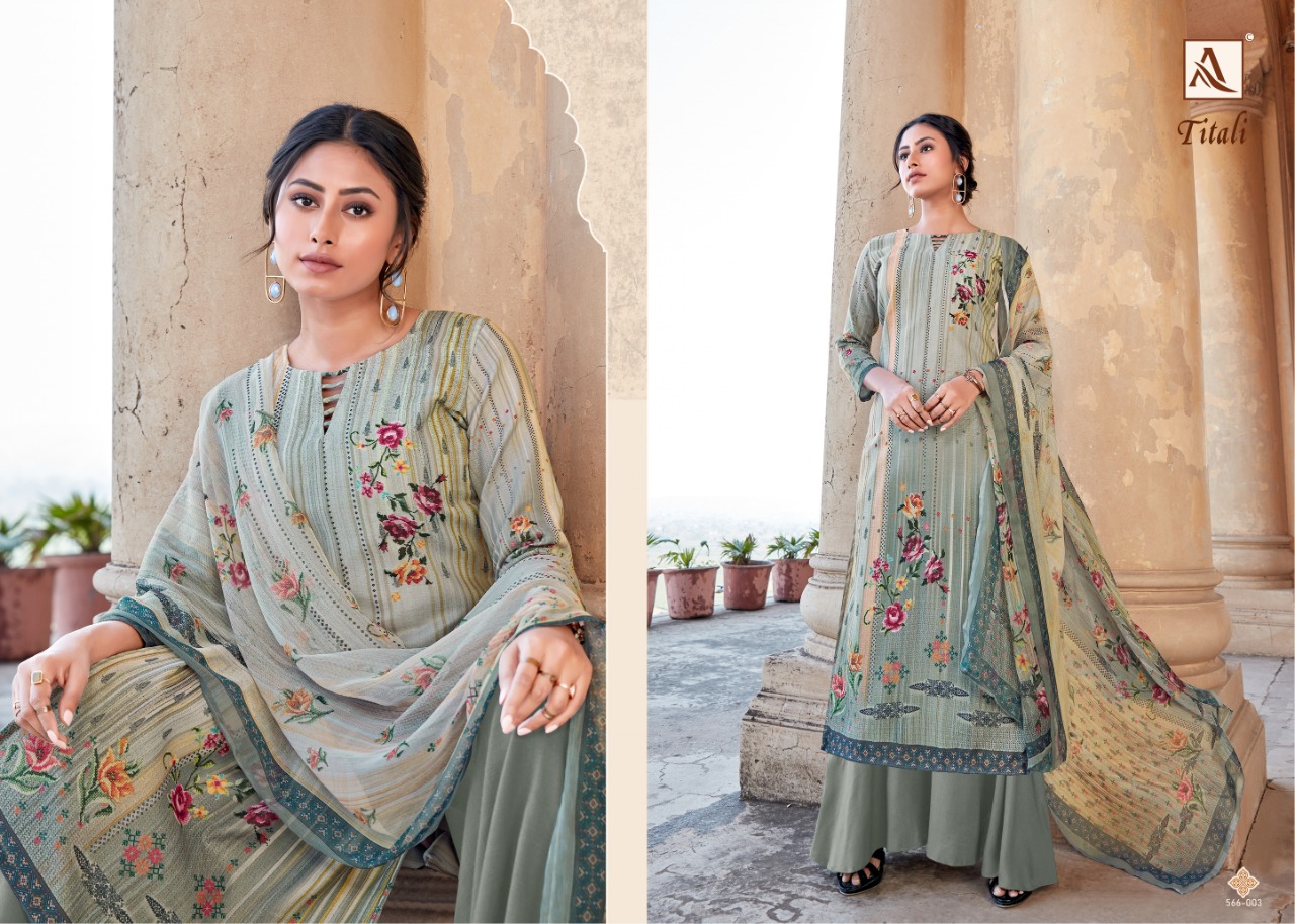 Alok Titali Ethnic Wear Designer Printed Salwar Kameez  Catalog