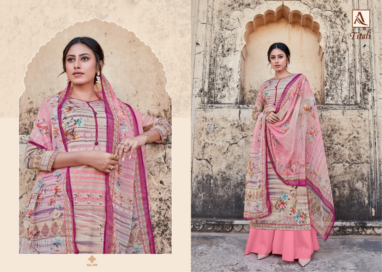 Alok Titali Ethnic Wear Designer Printed Salwar Kameez  Catalog