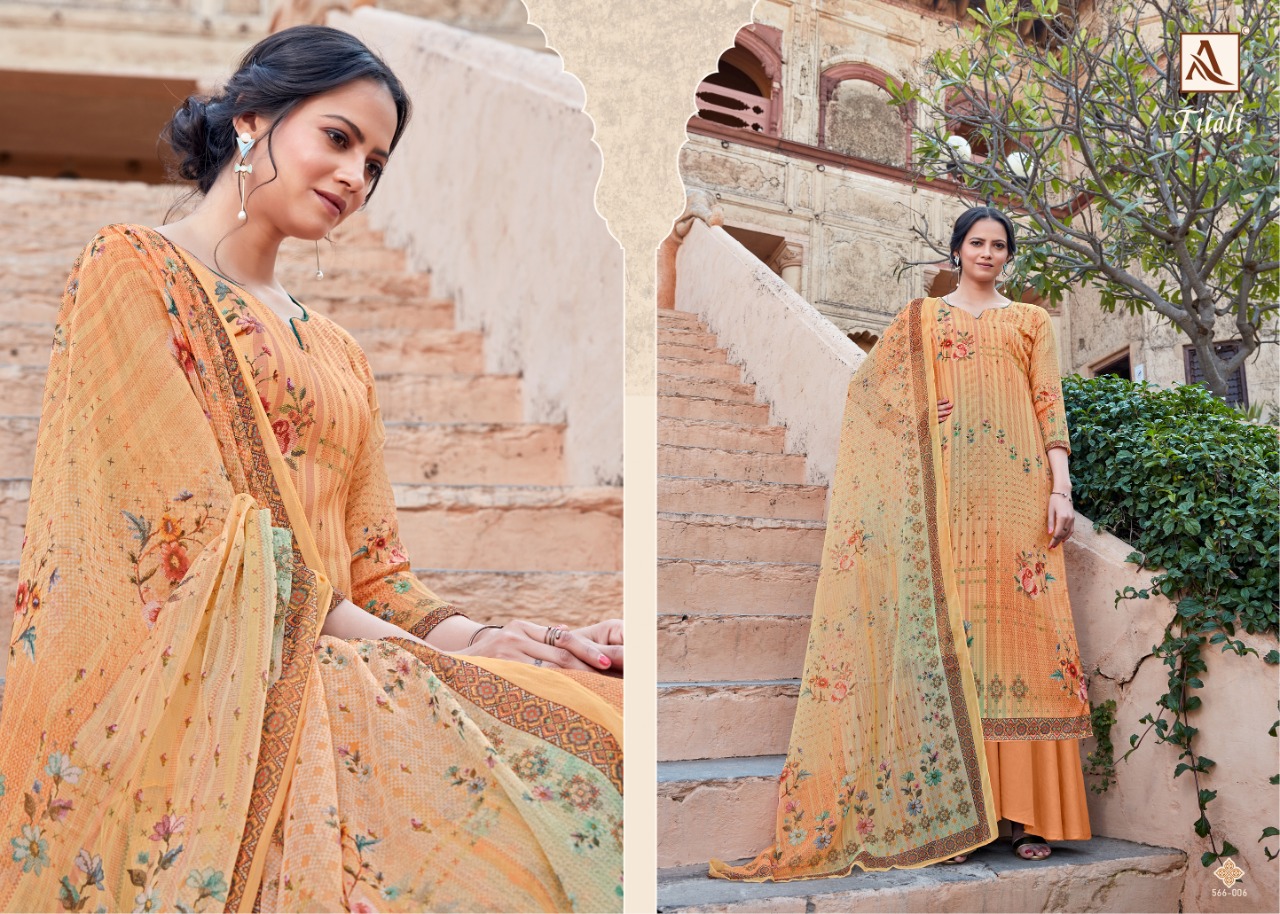 Alok Titali Ethnic Wear Designer Printed Salwar Kameez  Catalog