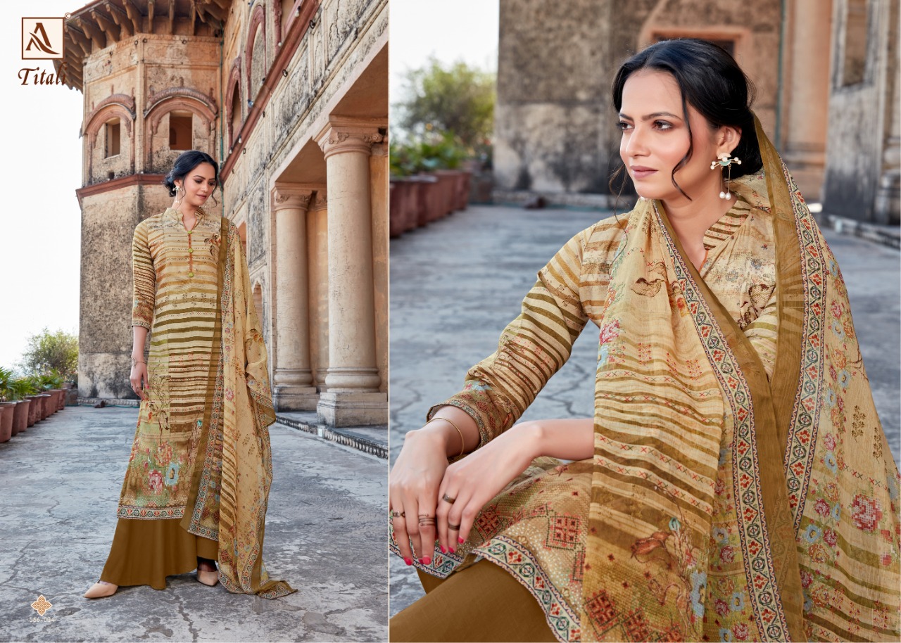 Alok Titali Ethnic Wear Designer Printed Salwar Kameez  Catalog