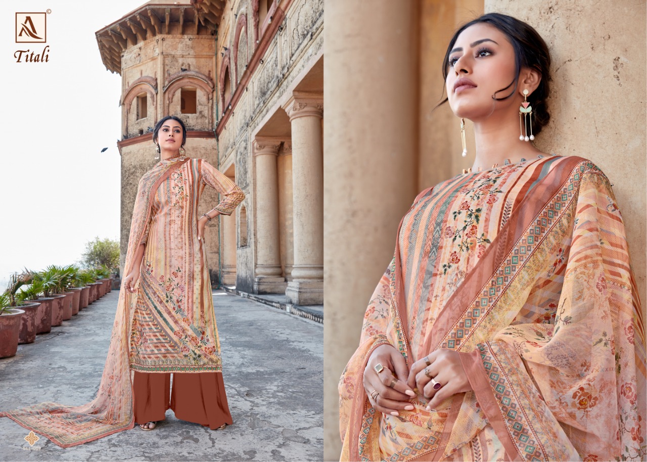 Alok Titali Ethnic Wear Designer Printed Salwar Kameez  Catalog